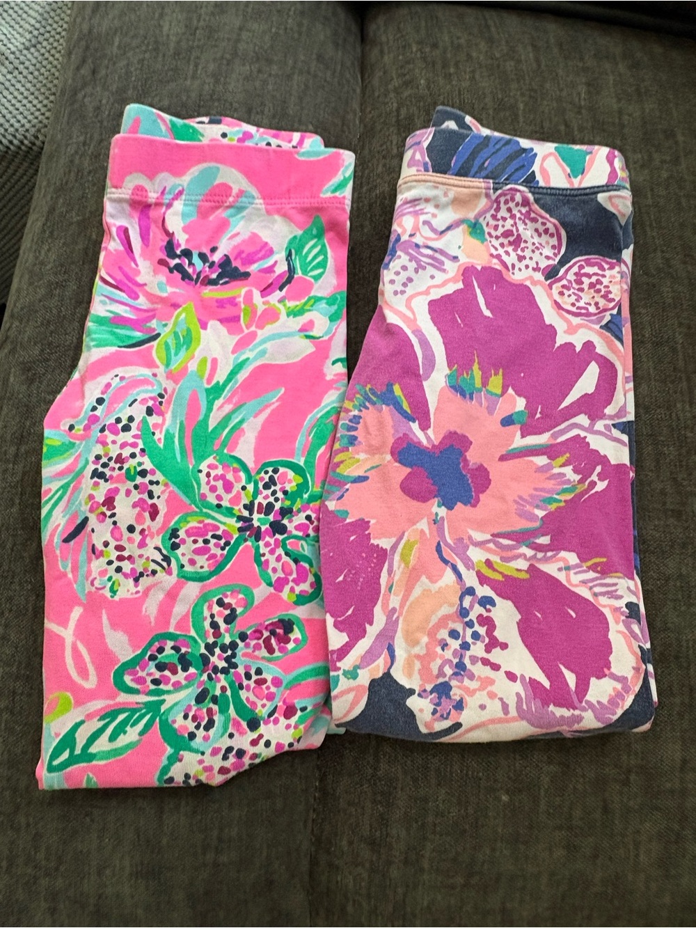 Lilly Pulitzer Girls' Leggings- set of 2